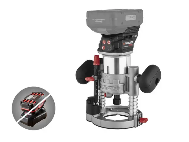 Fresatrice multifunzione senza fili PMFAP 20-Li, 20 V
