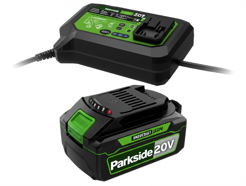 PARKSIDE Trapano 20V - Batteria con indicatore LED